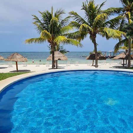 Oceanfront Condo At Unique Location Cancún Eksteriør billede