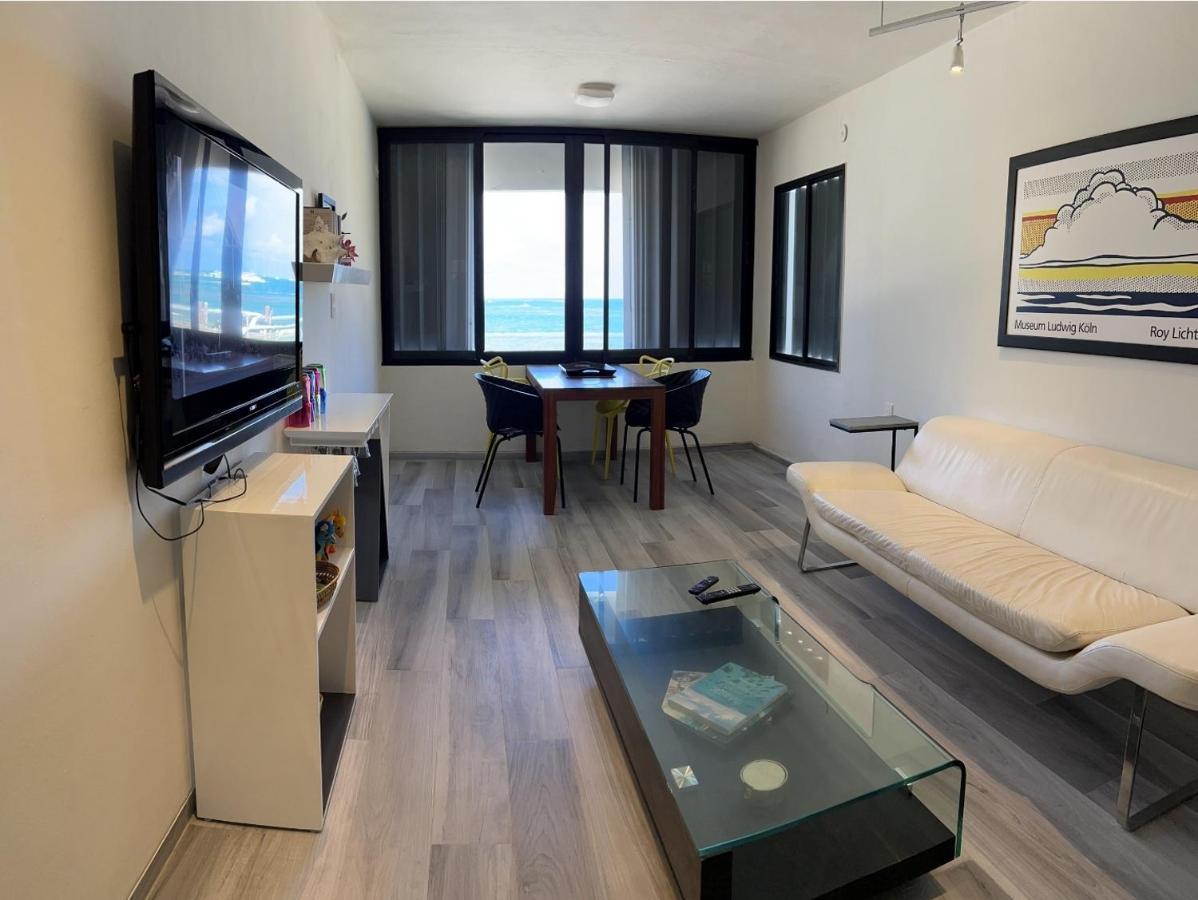 Oceanfront Condo At Unique Location Cancún Eksteriør billede