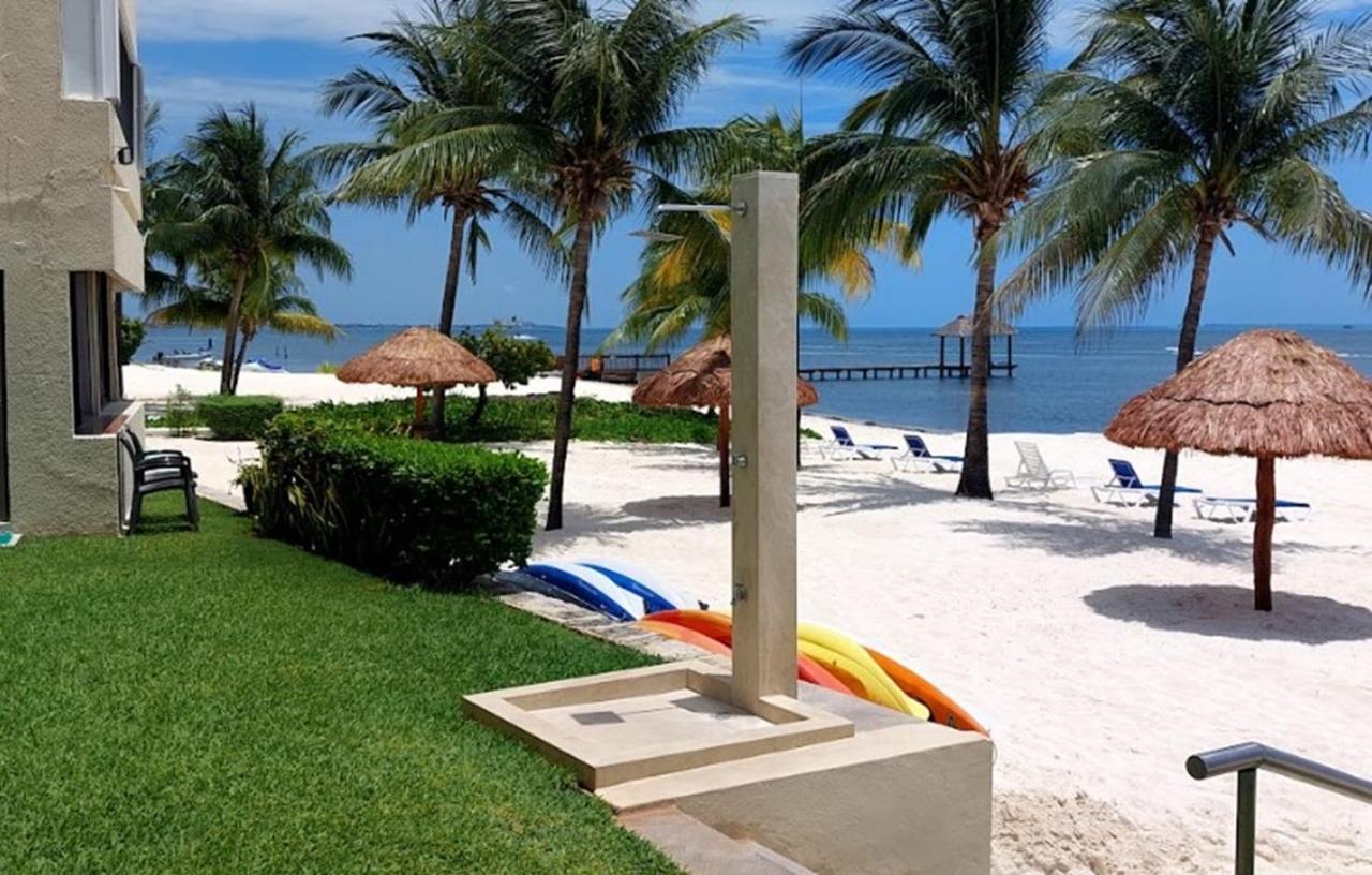 Oceanfront Condo At Unique Location Cancún Eksteriør billede