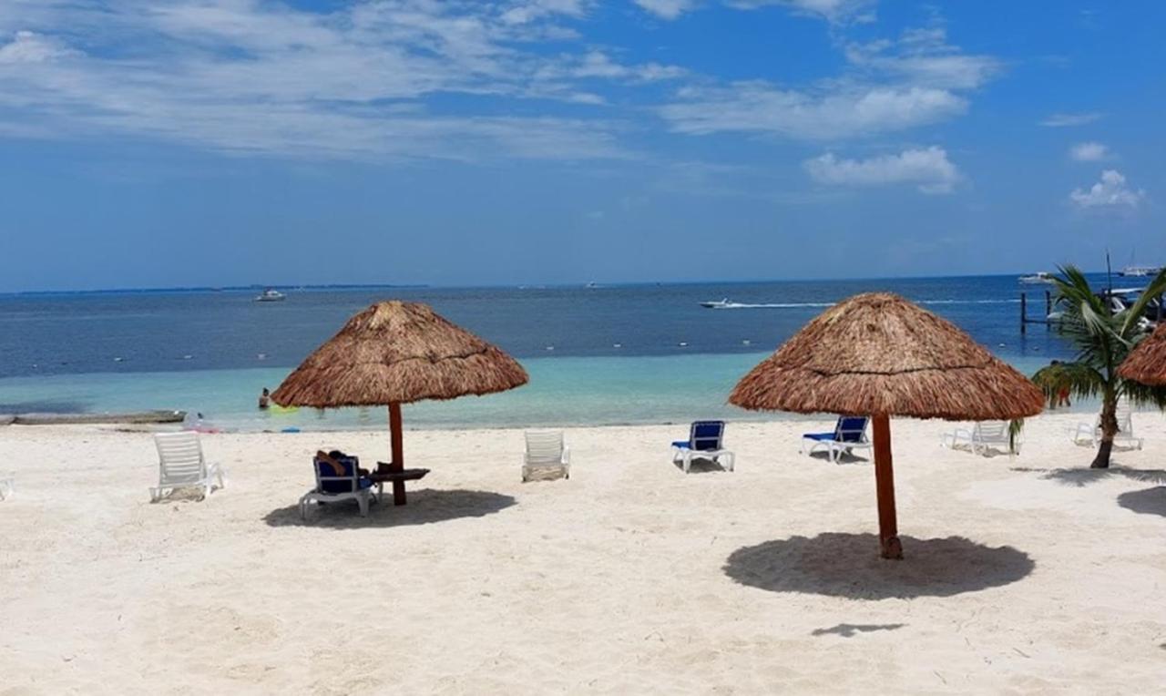 Oceanfront Condo At Unique Location Cancún Eksteriør billede
